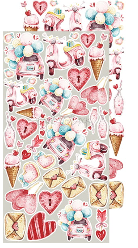 Extras Set - CHARMING EXTRAS - IN LOVE - Craft O Clock