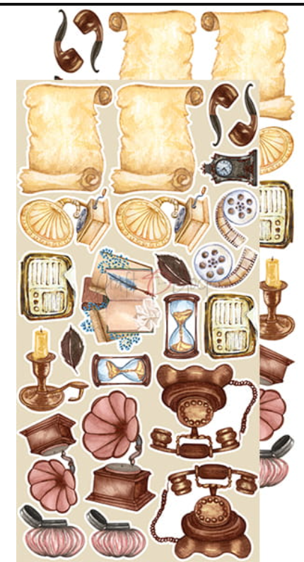 Extras Set - CHARMING EXTRAS - VINTAGE - Craft O Clock