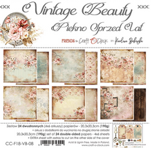 8x8 Paper Set - VINTAGE BEAUTY - Craft O Clock