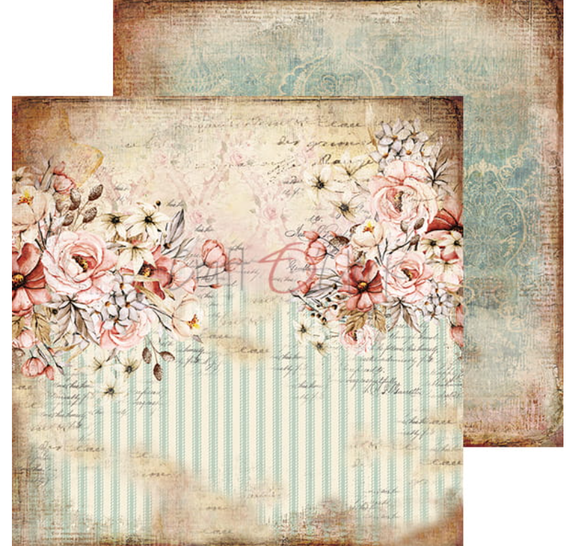 8x8 Paper Set - VINTAGE BEAUTY - Craft O Clock