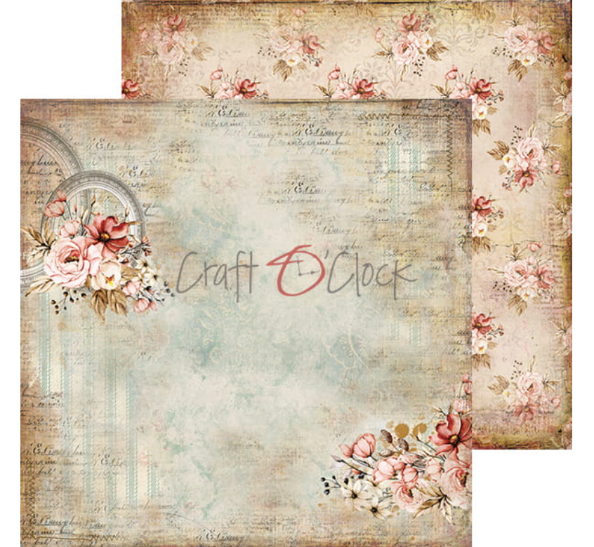 8x8 Paper Set - VINTAGE BEAUTY - Craft O Clock