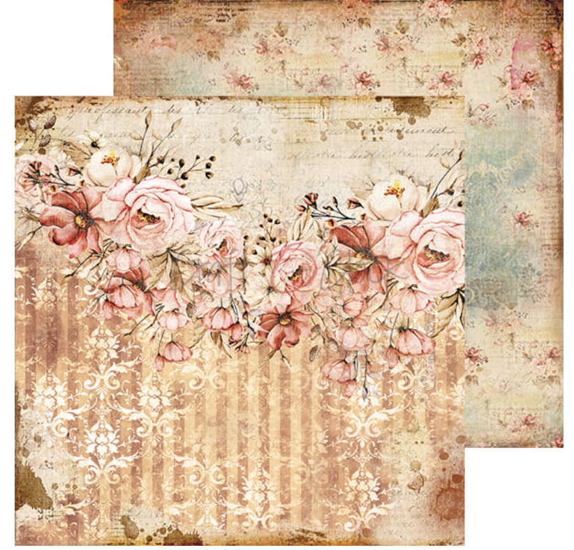 8x8 Paper Set - VINTAGE BEAUTY - Craft O Clock