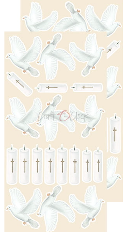 Extras Set - HOLY BAPTISM - Premium - CHARMING EXTRAS - Craft O Clock