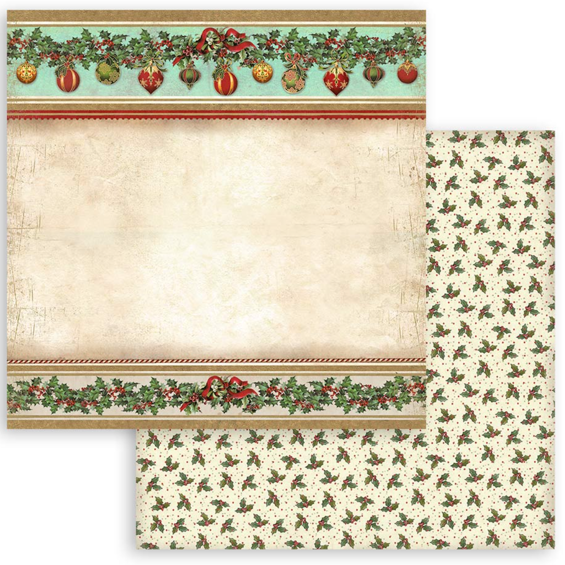 CLASSIC CHRISTMAS - 12x12 INCH - DOUBLE SIDED PAPER PAD - STAMPERIA