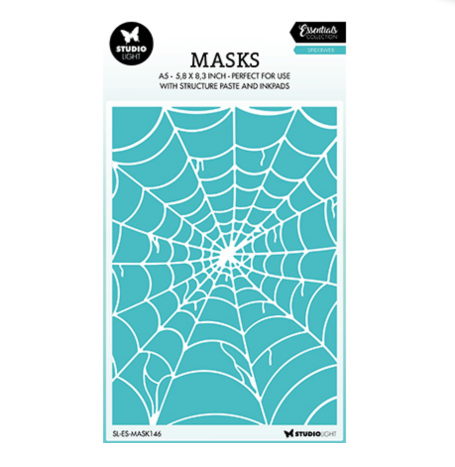 6x8 Stencil - Mask Spiderweb Essentials - Studio Light