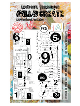 For The Love Of Numbers - A6 - Clear Stamp Set - AALL and Create - Designer Tracy Evans - #833