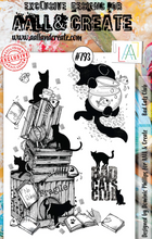 A5 - Bad Cats Club - Clear Stamp Set - AALL and Create - Designer Dominic Phillips - #793