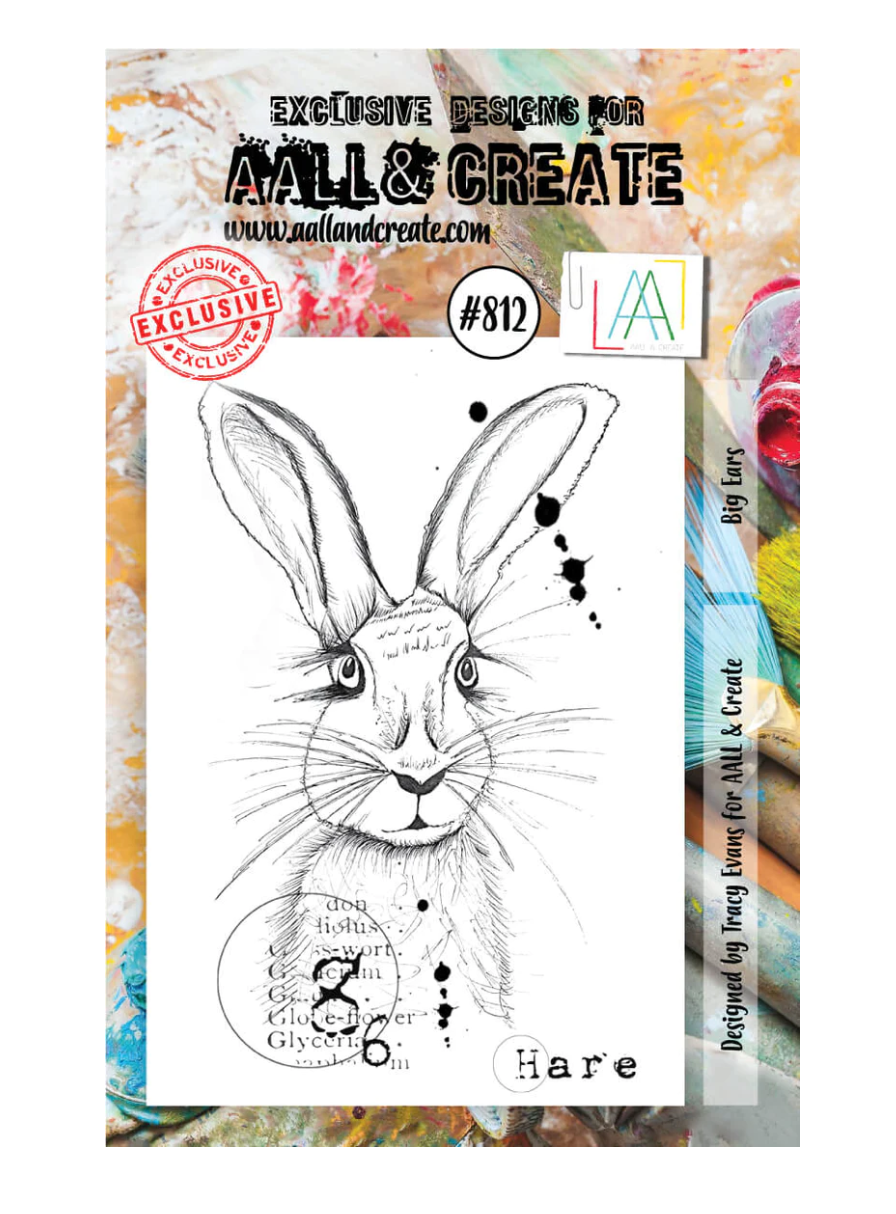 A7 - Big Ears - Clear Stamp Set - AALL and Create - Designer Tracy Evans - #812