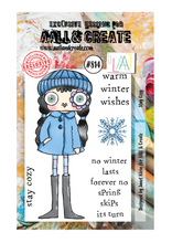 A7 - Stay Cozy - Clear Stamp Set - AALL and Create - Designer Janet Klein - #814