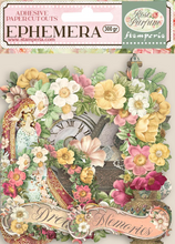 Ephemera- Rose Parfum - FLOWERS AND GARLANDS 09 - Adhesive - Stamperia