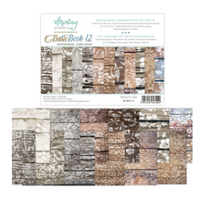 Mintay Papers - 6X8 Basic Book 12 - Backgrounds - Floral Wood