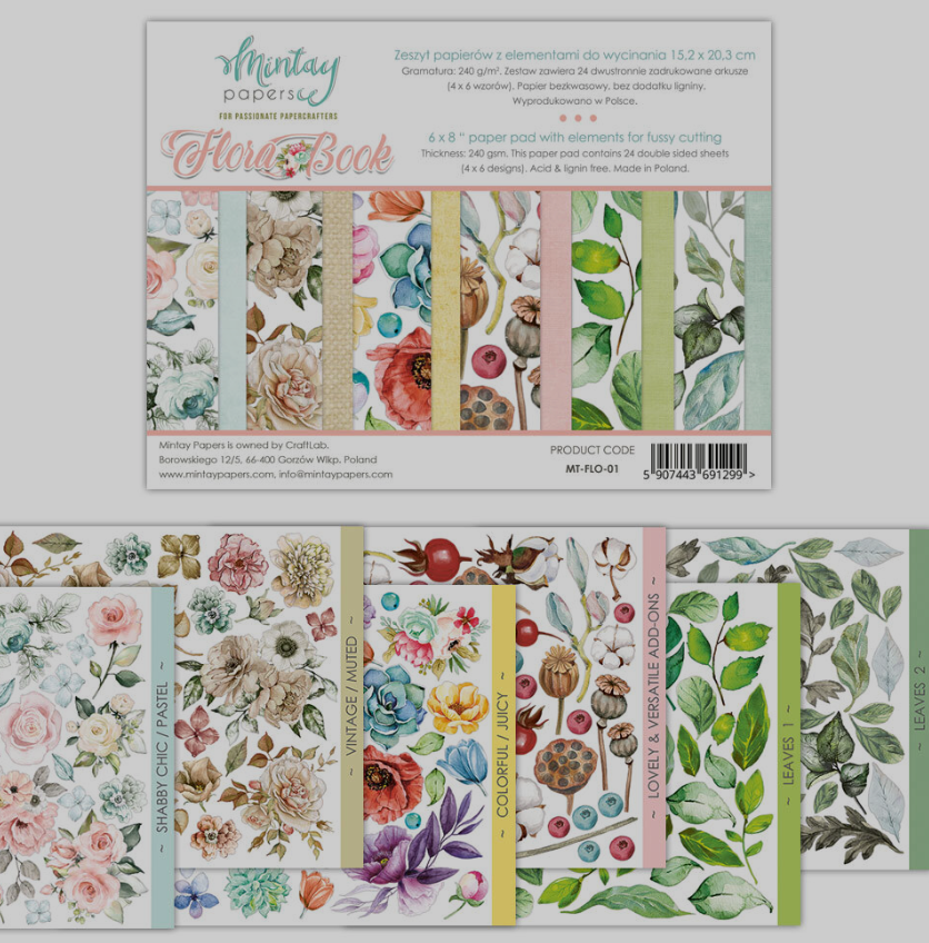Mintay Papers - 6X8 - Flora Book 1