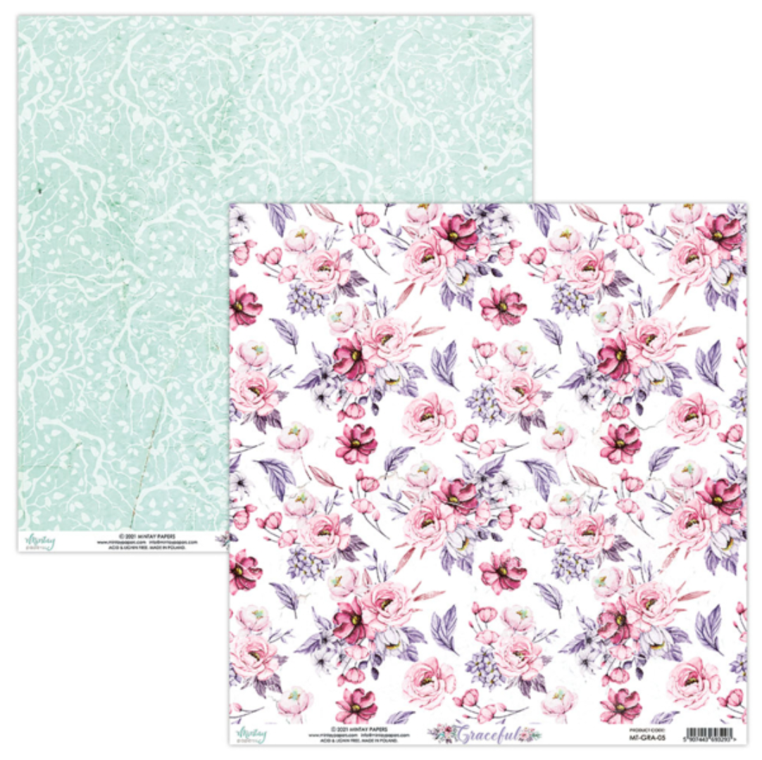 Mintay Papers  - Graceful - 12 x 12 Paper Set