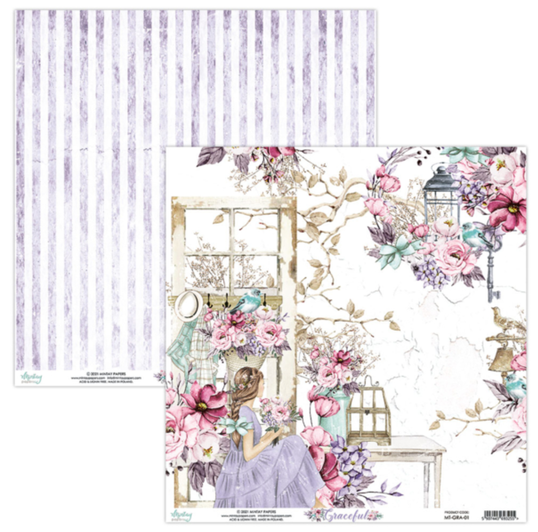 Mintay Papers  - Graceful - 12 x 12 Paper Set