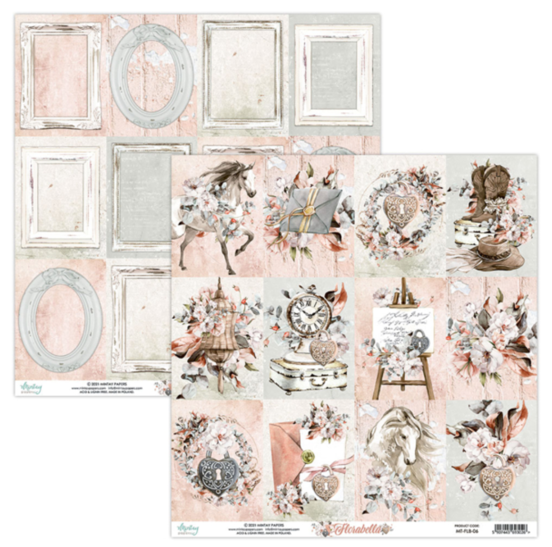 Mintay Papers  - Florabella - 12 x 12 Paper Set