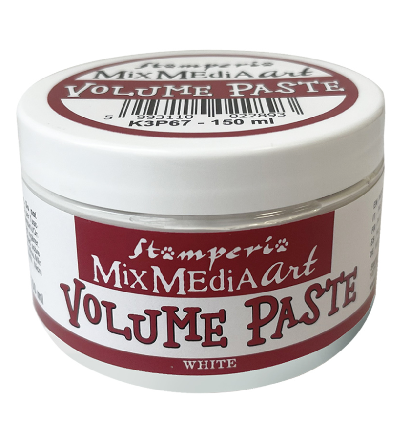 Volume Paste - 150 ml - White - Mix Media Art - Stamperia