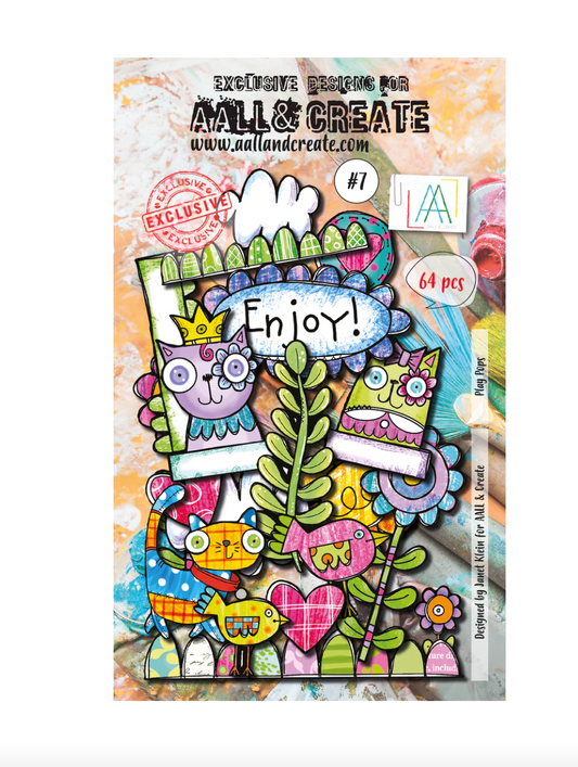 Ephemera - A6 - Play Pops - AALL and Create - Designer Janet Klein - #7