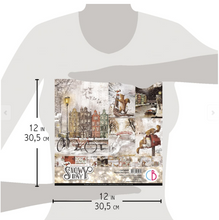 12x12  - Memories Of A Snowy Day - Paper Pad - 12/Pkg - Ciao Bella