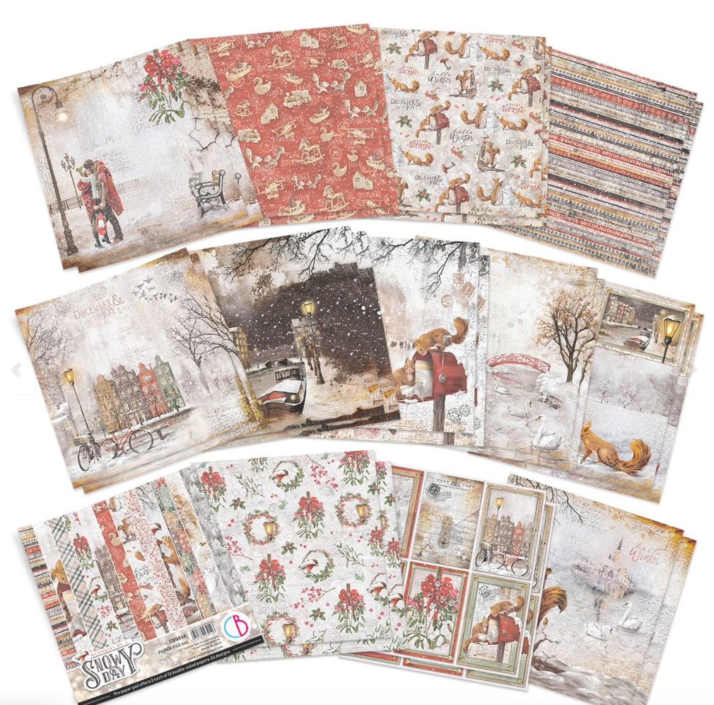 6x6 - Memories Of A Snowy Day - Paper Pad - Ciao Bella