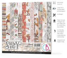 6x6 - Memories Of A Snowy Day - Paper Pad - Ciao Bella