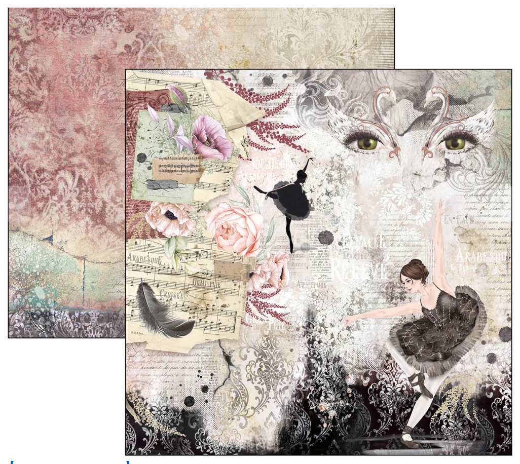 8x8 - Le Cygne Noir - Paper Pad - Ciao Bella