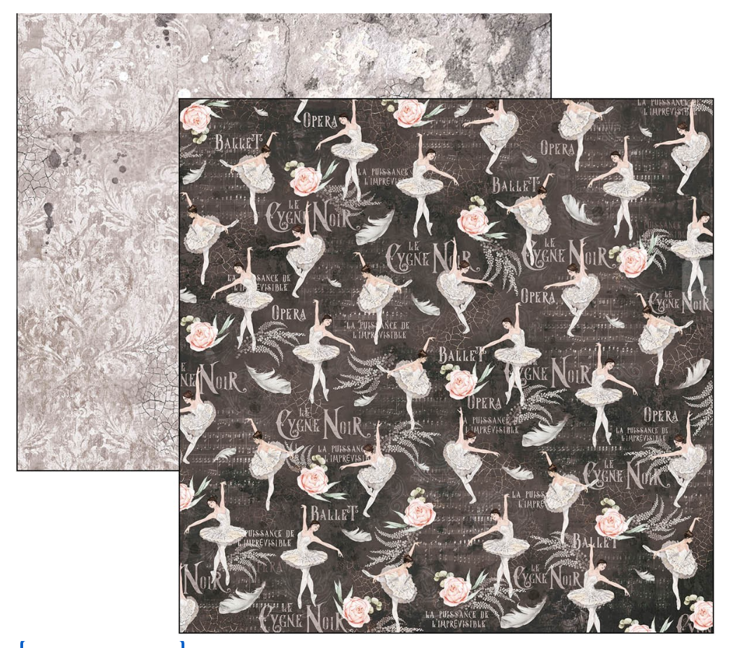 8x8 - Le Cygne Noir - Paper Pad - Ciao Bella