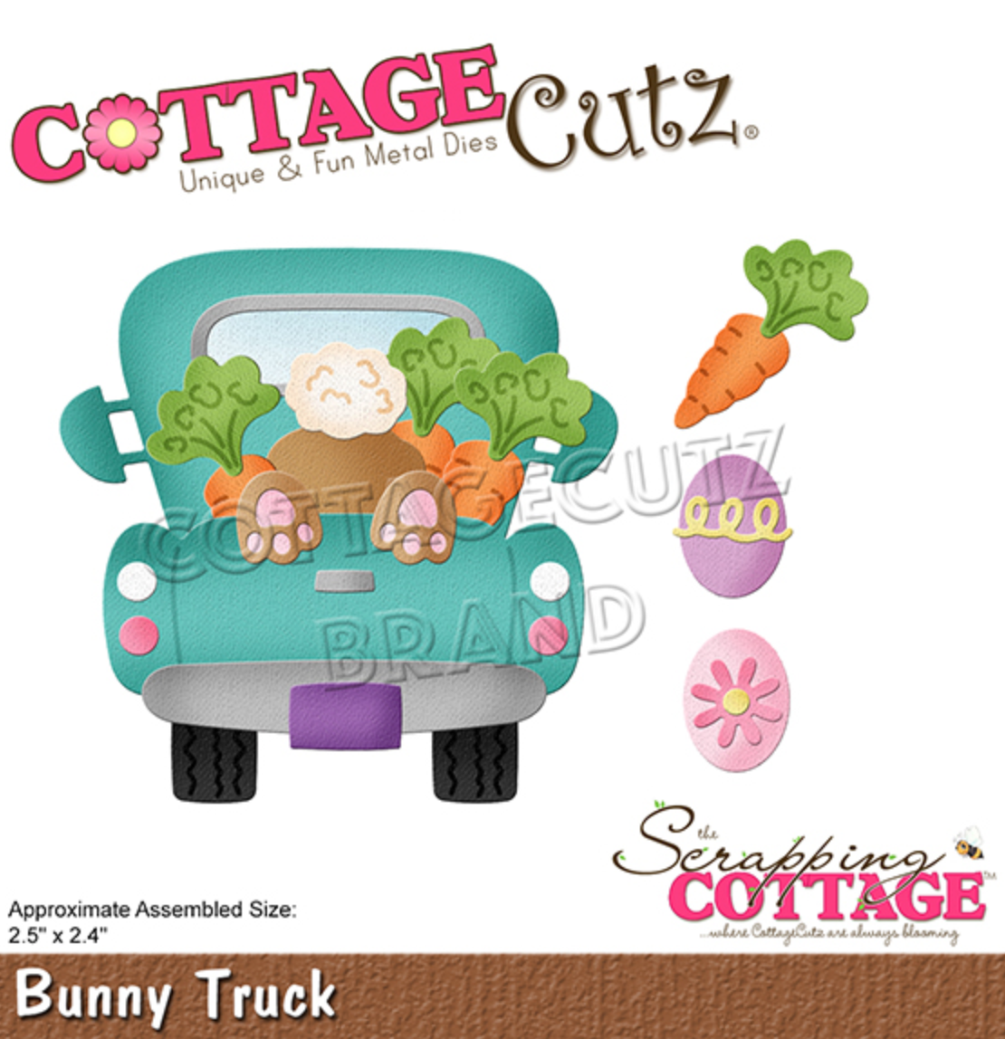 4x4 Bunny Truck - Die - Cottage Cutz