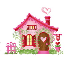 4x6 Valentine Cottage - Die - Cottage Cutz