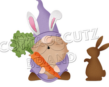 3x3 Bunny Gnome 1 - Die - Cottage Cutz