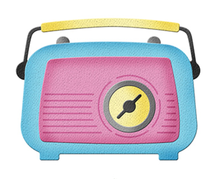 3x3 Classic Radio  - Die - Cottage Cutz