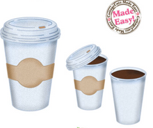 3x3 Hot Drink Cup - Die - Cottage Cutz