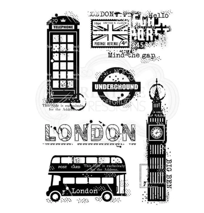 London Elements - Clear Stamp - Woodware Craft Collection