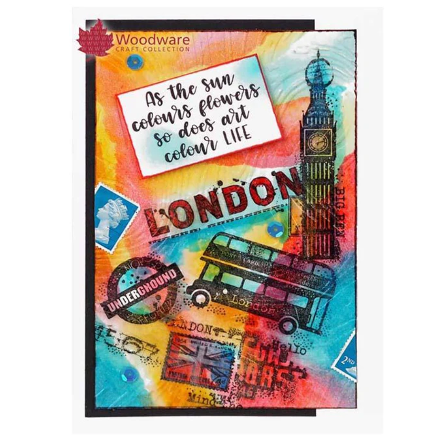 London Elements - Clear Stamp - Woodware Craft Collection