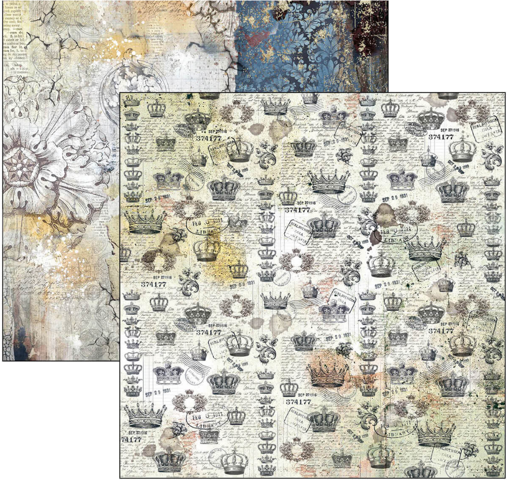 8x8 London's Calling - Paper Pad + 1 Free deluxe sheet - 12/Pkg - Ciao Bella