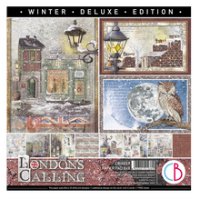 8x8 London's Calling - Paper Pad + 1 Free deluxe sheet - 12/Pkg - Ciao Bella