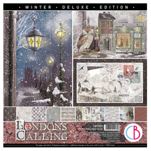 12x12 London's Calling - Pattern Pad + 1 Free deluxe sheet - 8/Pkg - Ciao Bella