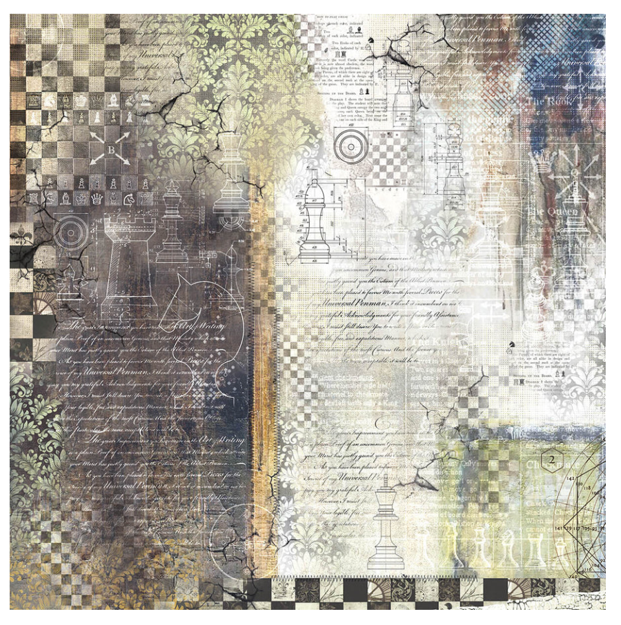 12x12 London's Calling - Pattern Pad + 1 Free deluxe sheet - 8/Pkg - Ciao Bella