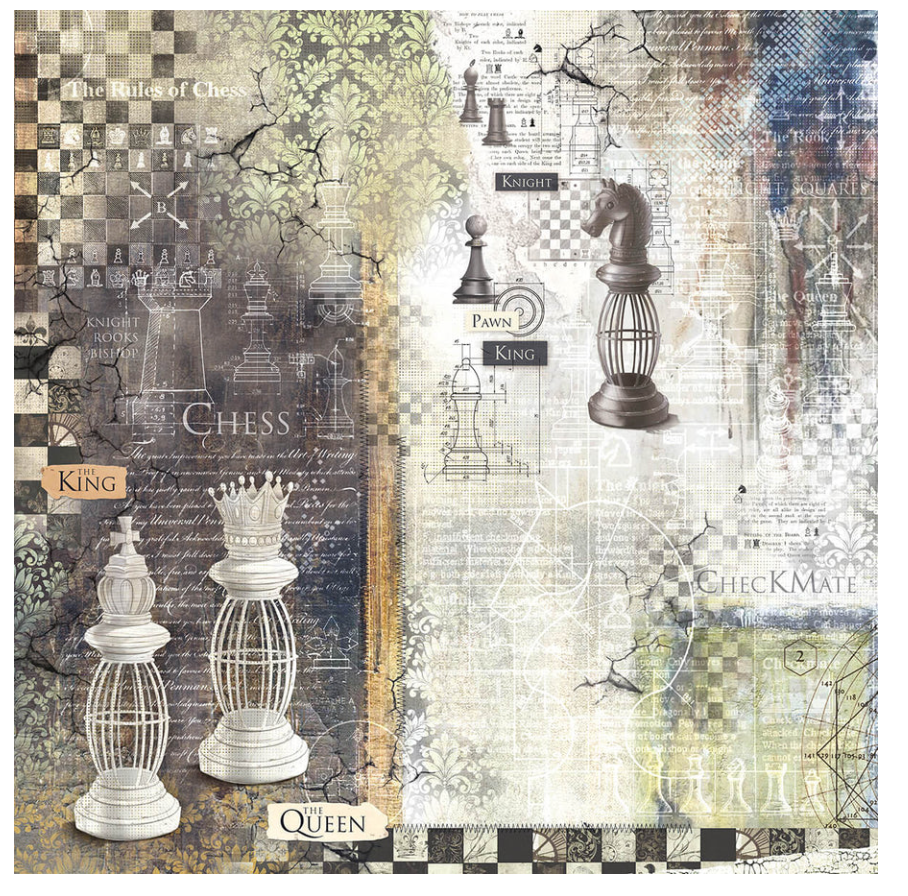12x12 London's Calling - Pattern Pad + 1 Free deluxe sheet - 8/Pkg - Ciao Bella