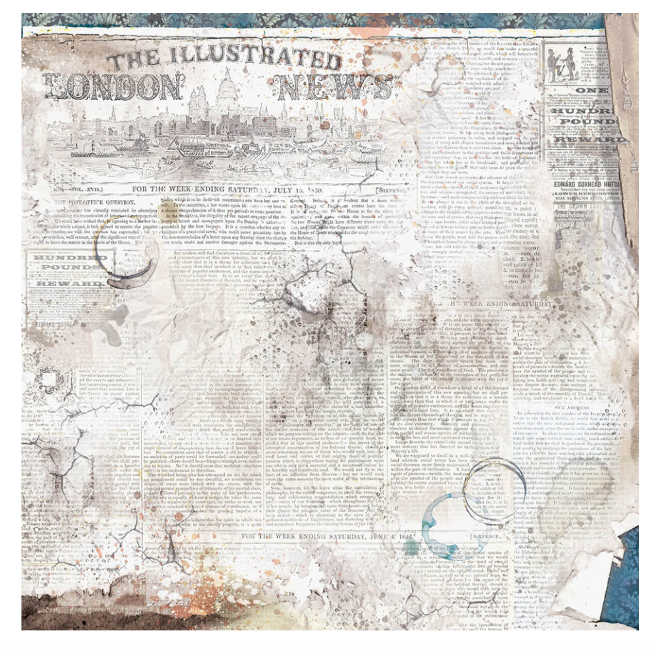 12x12 London's Calling - Pattern Pad + 1 Free deluxe sheet - 8/Pkg - Ciao Bella