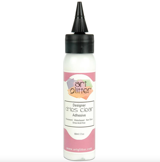 Art Institute Glitter Designer Dries Clear Adhesive 2oz