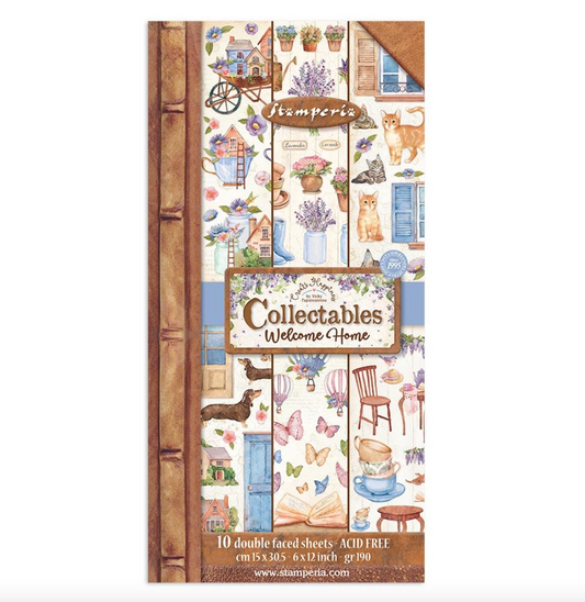 Create Happiness Welcome Home - Collectables - 6x12 Inch - Stamperia