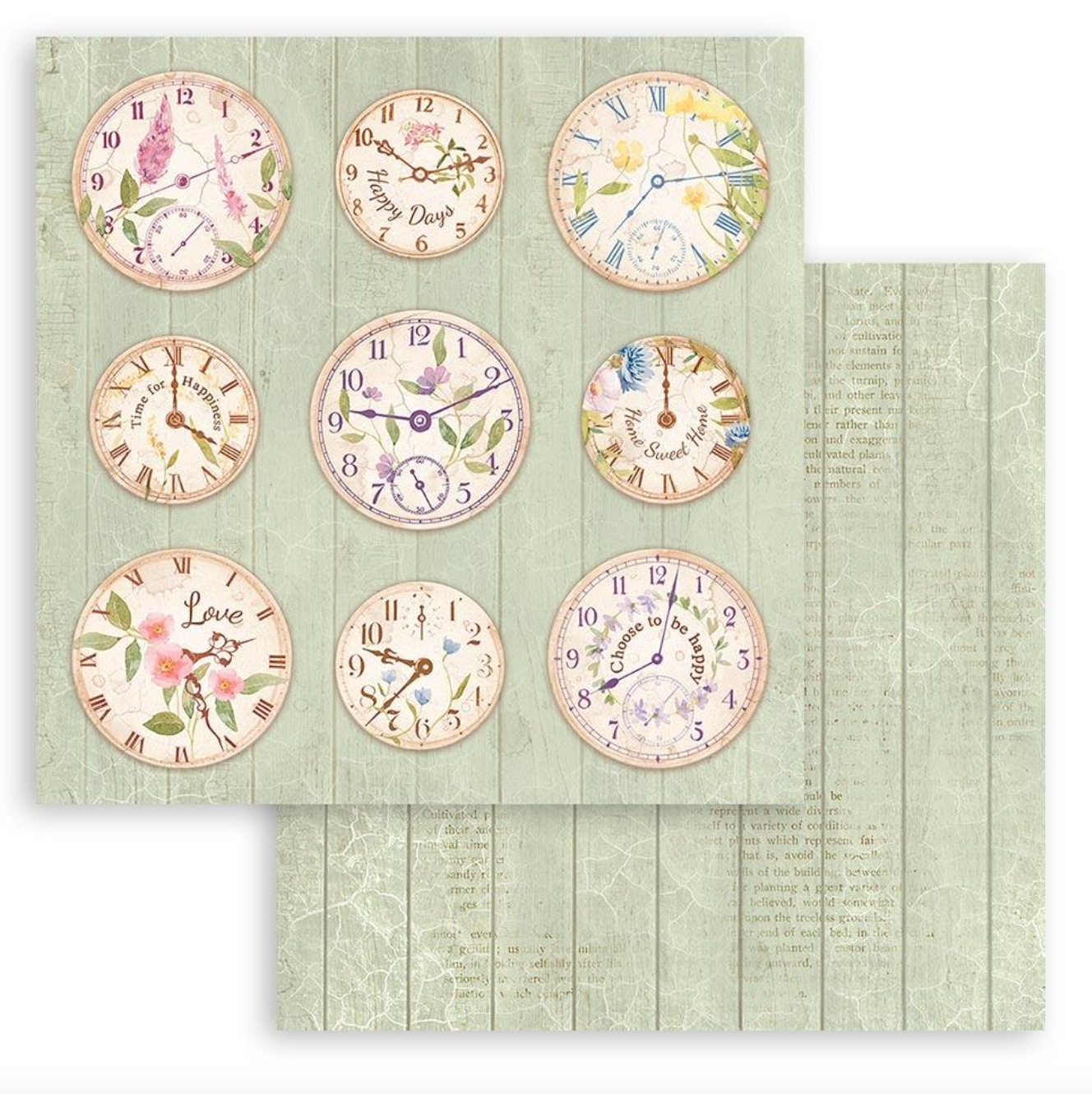 8x8 - Create Happiness Welcome Home - Double Sided Paper Pad - Stamperia