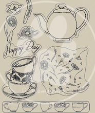 Acrylic Stamp - Cups - Create Happiness Welcome Home - Stamperia