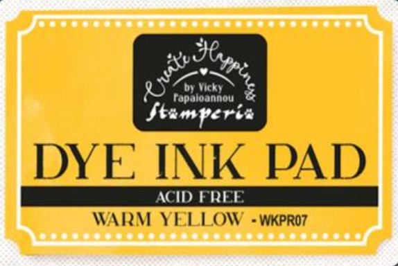 Create Happiness - Warm Yellow - Dye Ink Pad - Stamperia