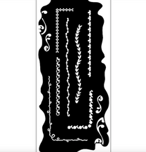 Borders - Stencil - 4x9 - Create Happiness Welcome Home - Stamperia