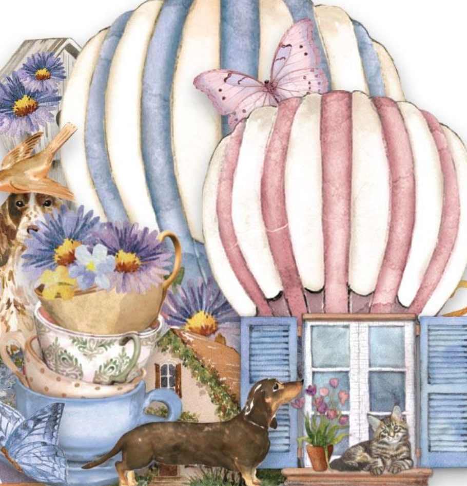 Die-Cuts - Create Happiness Welcome Home - Stamperia