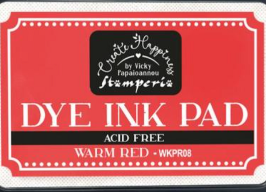 Create Happiness - Warm Red - Dye Ink Pad - Stamperia