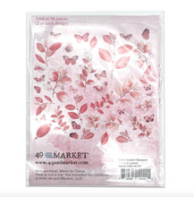 Acetate Leaves - Ephemera - Color Swatch Blossom - 49 And Market
