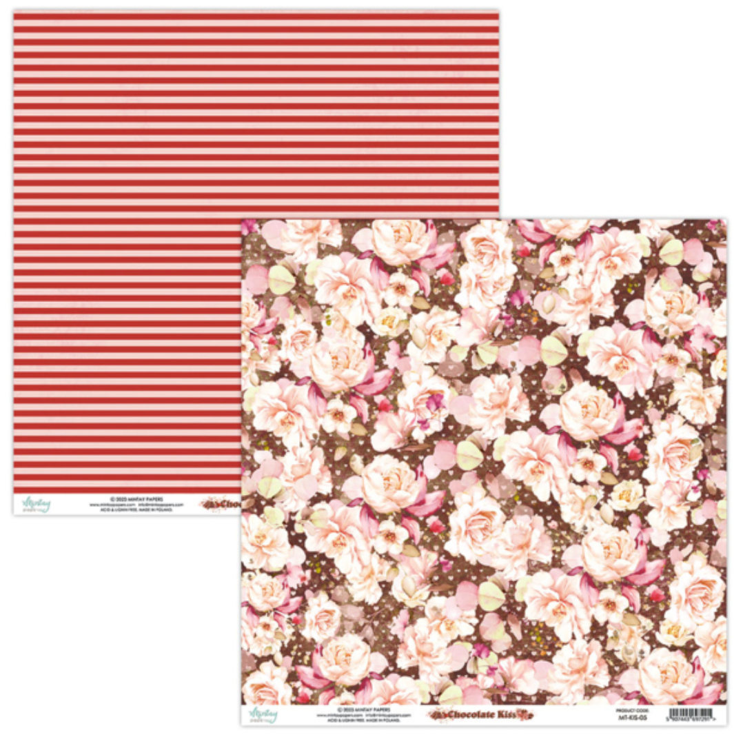 Chocolate Kiss - 6 x 6 Paper Set - Mintay Papers