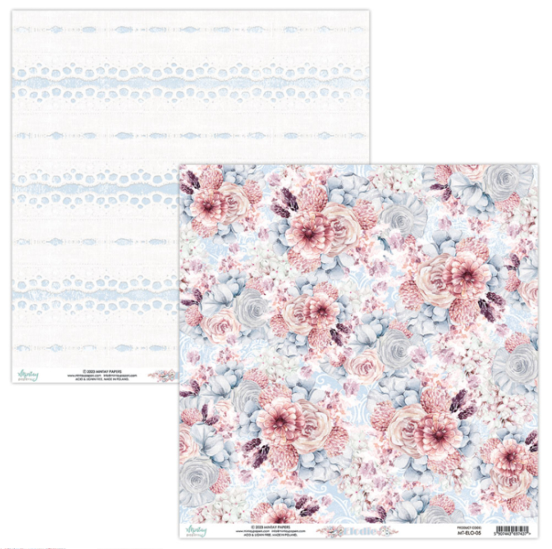 Elodie - 12 x 12 Paper Set - Mintay Papers